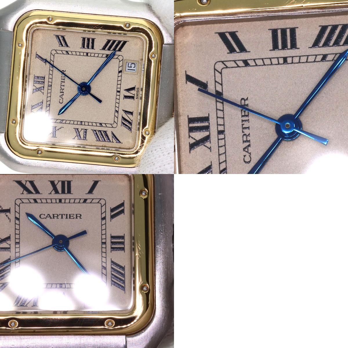 CARTIER カルティエ W25028B6 パンテール MM 2ロウ 腕時計 SS SSxK18YG K18YG ボーイズ [中古]