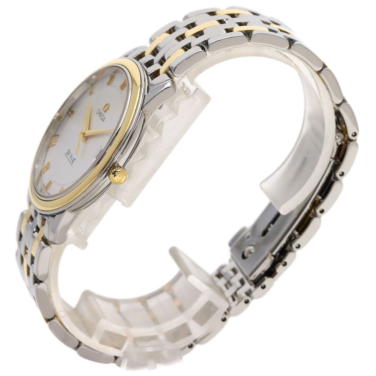 OMEGA オメガ 4310.32 デビル プレステージ 腕時計 SS SSxK18YG K18YG メンズ [中古]