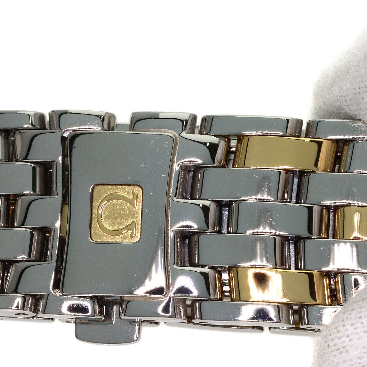 OMEGA オメガ 4310.32 デビル プレステージ 腕時計 SS SSxK18YG K18YG メンズ [中古]