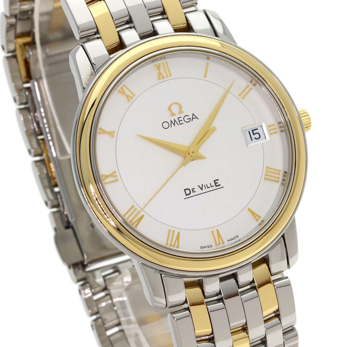 OMEGA オメガ 4310.32 デビル プレステージ 腕時計 SS SSxK18YG K18YG メンズ [中古]