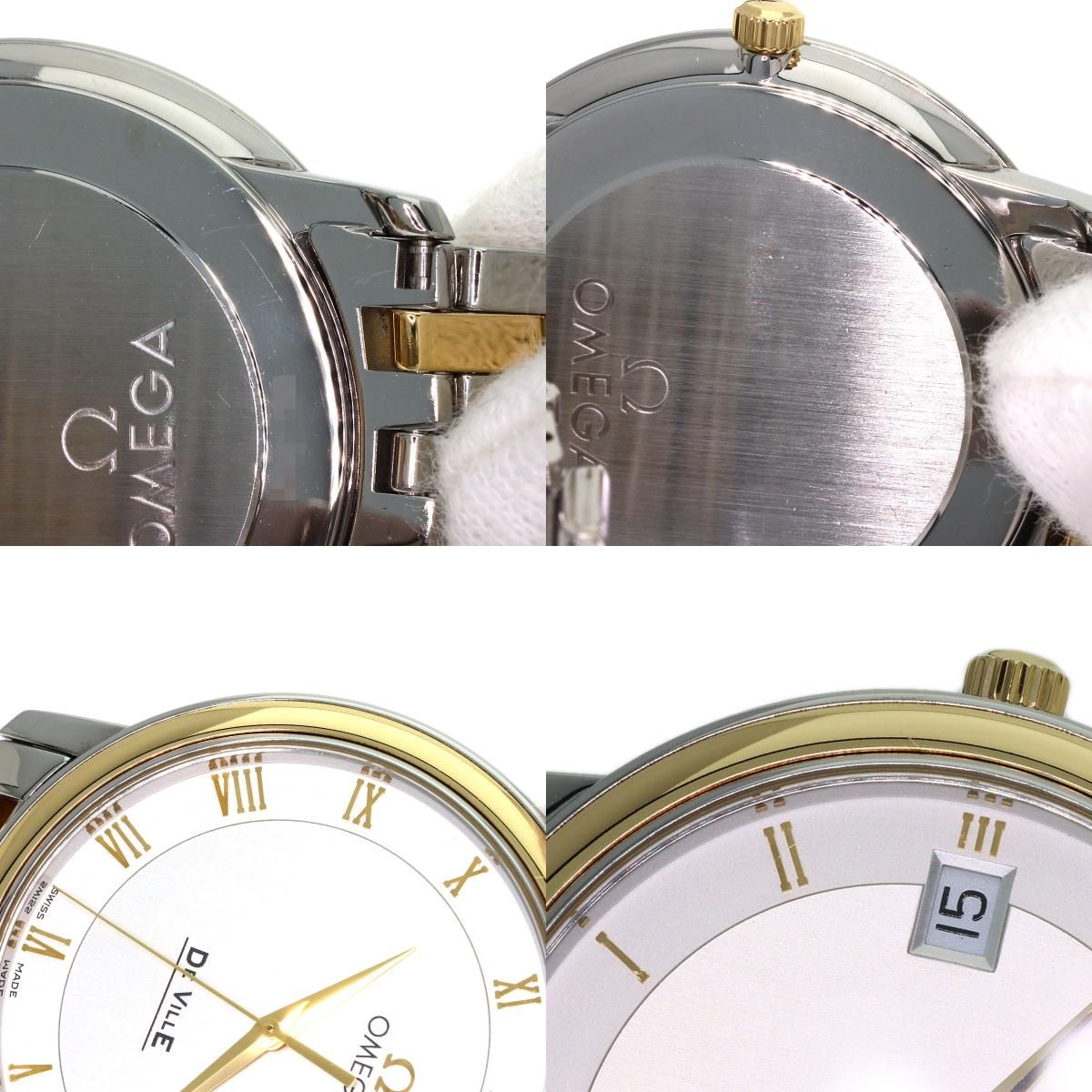 OMEGA オメガ 4310.32 デビル プレステージ 腕時計 SS SSxK18YG K18YG メンズ [中古]
