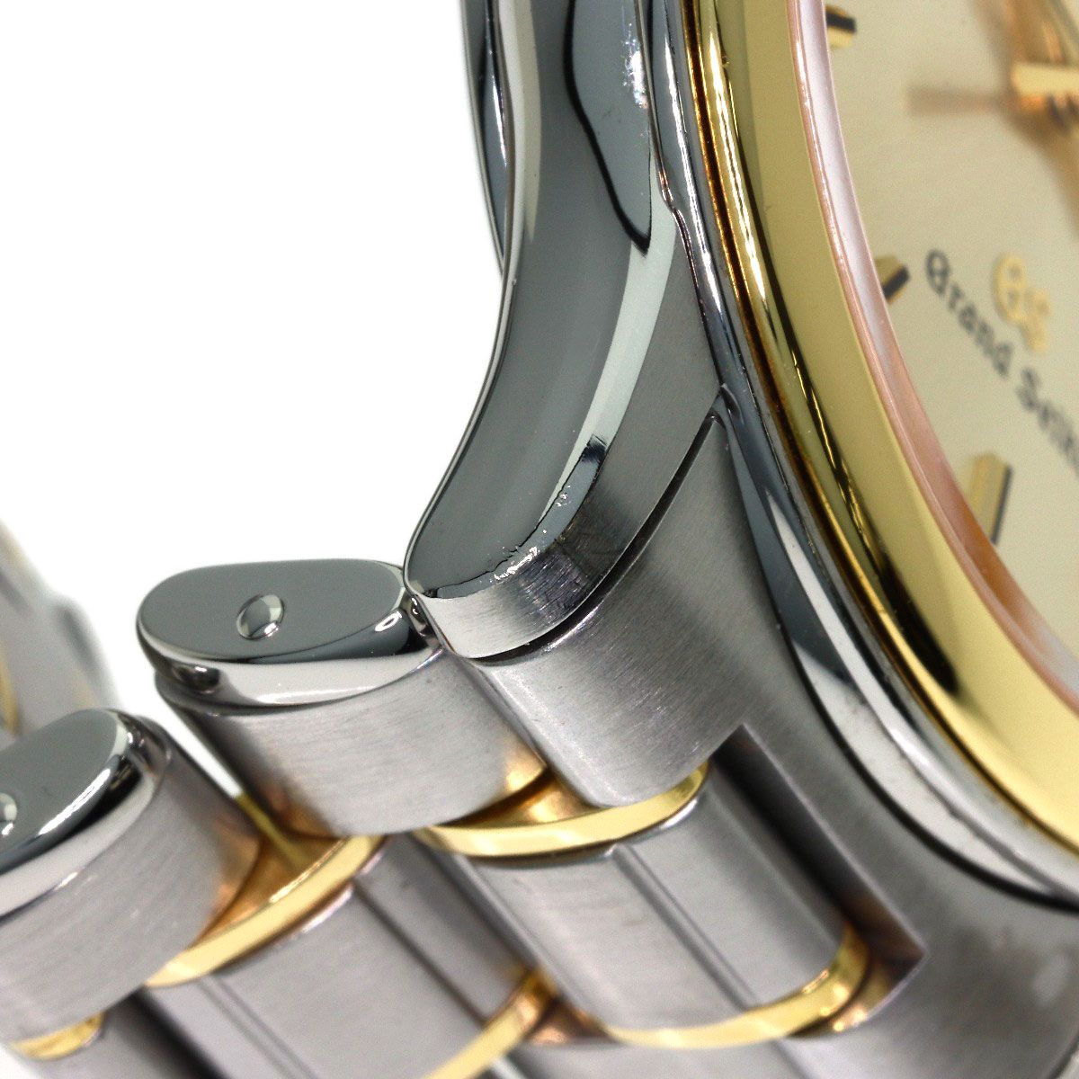 SEIKO セイコー SBGF014 8J56-7000 グランドセイコー ラウンドフェイス 腕時計 SS SSxK18YG K18YG メンズ [中古]