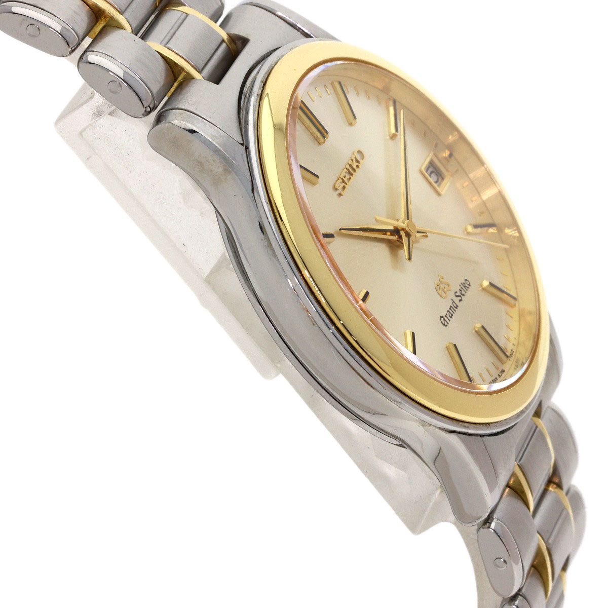 SEIKO セイコー SBGF014 8J56-7000 グランドセイコー ラウンドフェイス 腕時計 SS SSxK18YG K18YG メンズ [中古]