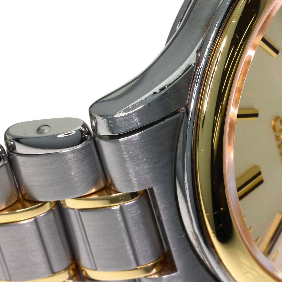 SEIKO セイコー SBGF014 8J56-7000 グランドセイコー ラウンドフェイス 腕時計 SS SSxK18YG K18YG メンズ [中古]