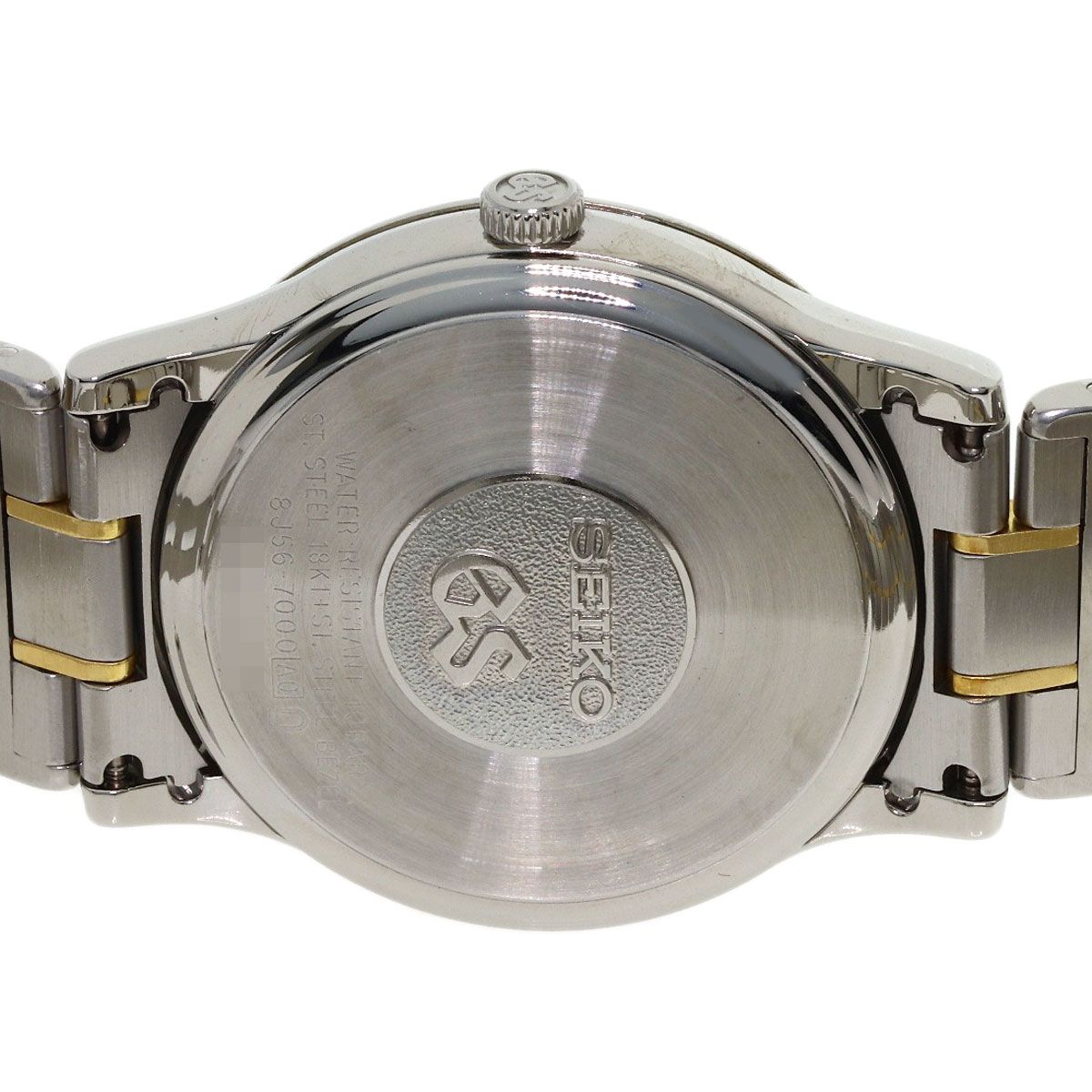 SEIKO セイコー SBGF014 8J56-7000 グランドセイコー ラウンドフェイス 腕時計 SS SSxK18YG K18YG メンズ [中古]