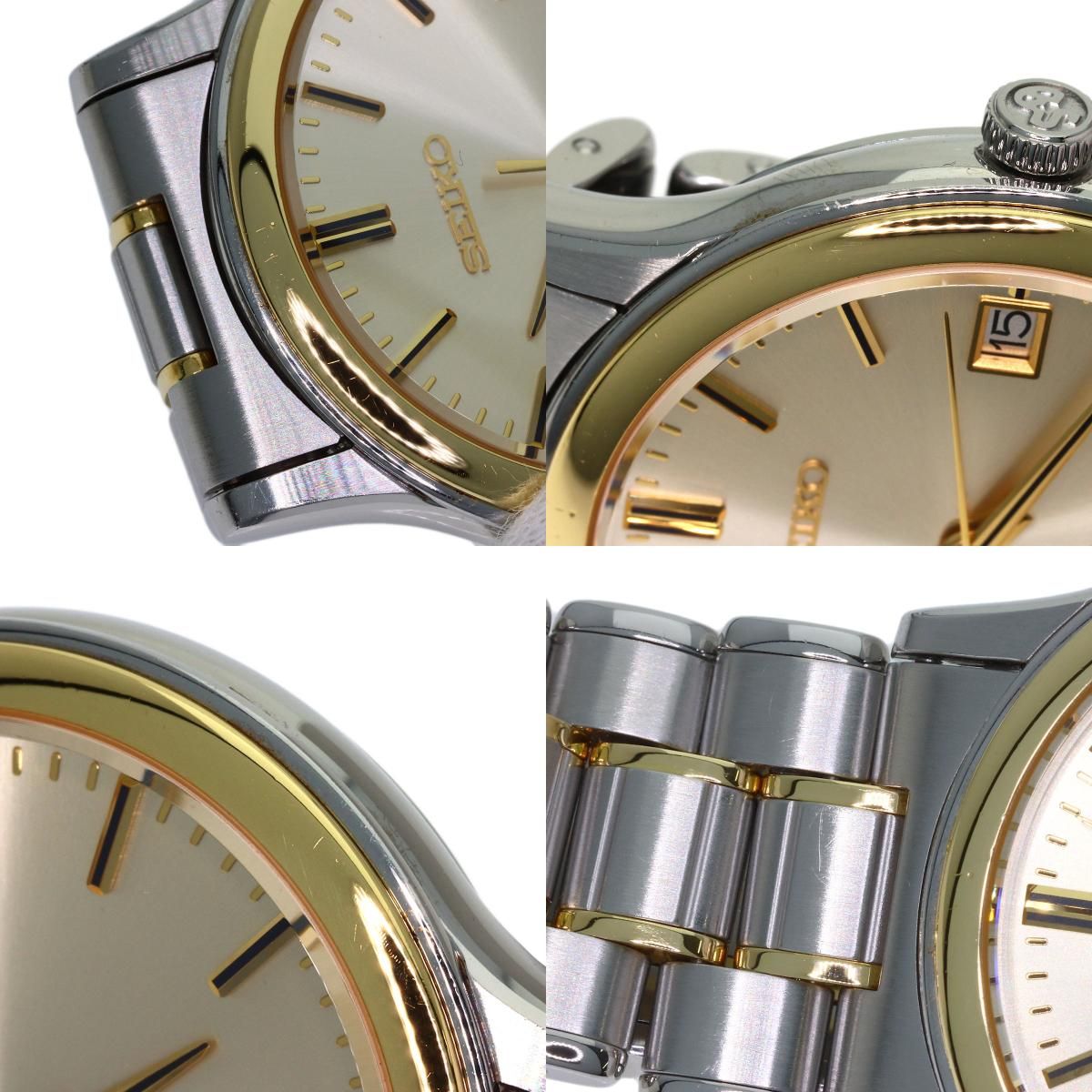 SEIKO セイコー SBGF014 8J56-7000 グランドセイコー ラウンドフェイス 腕時計 SS SSxK18YG K18YG メンズ [中古]