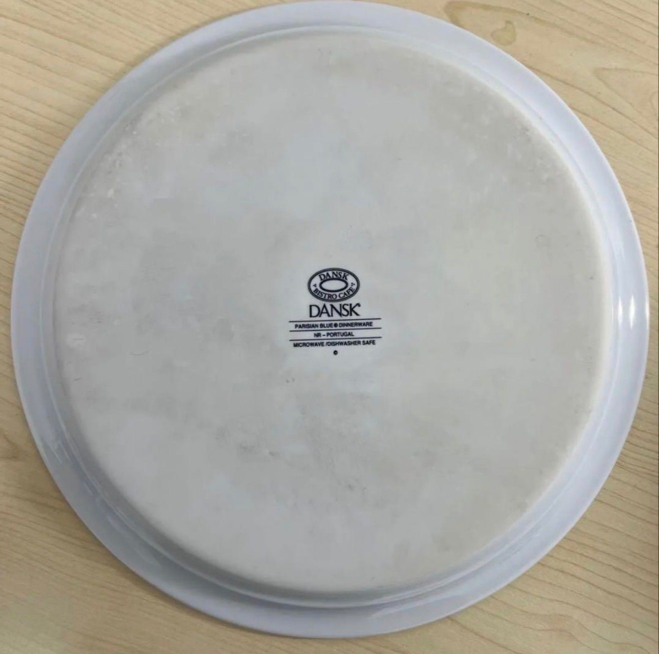 DANSK プレート 26cm 6枚セット 大皿 ブルー ボーダー 北欧 食器