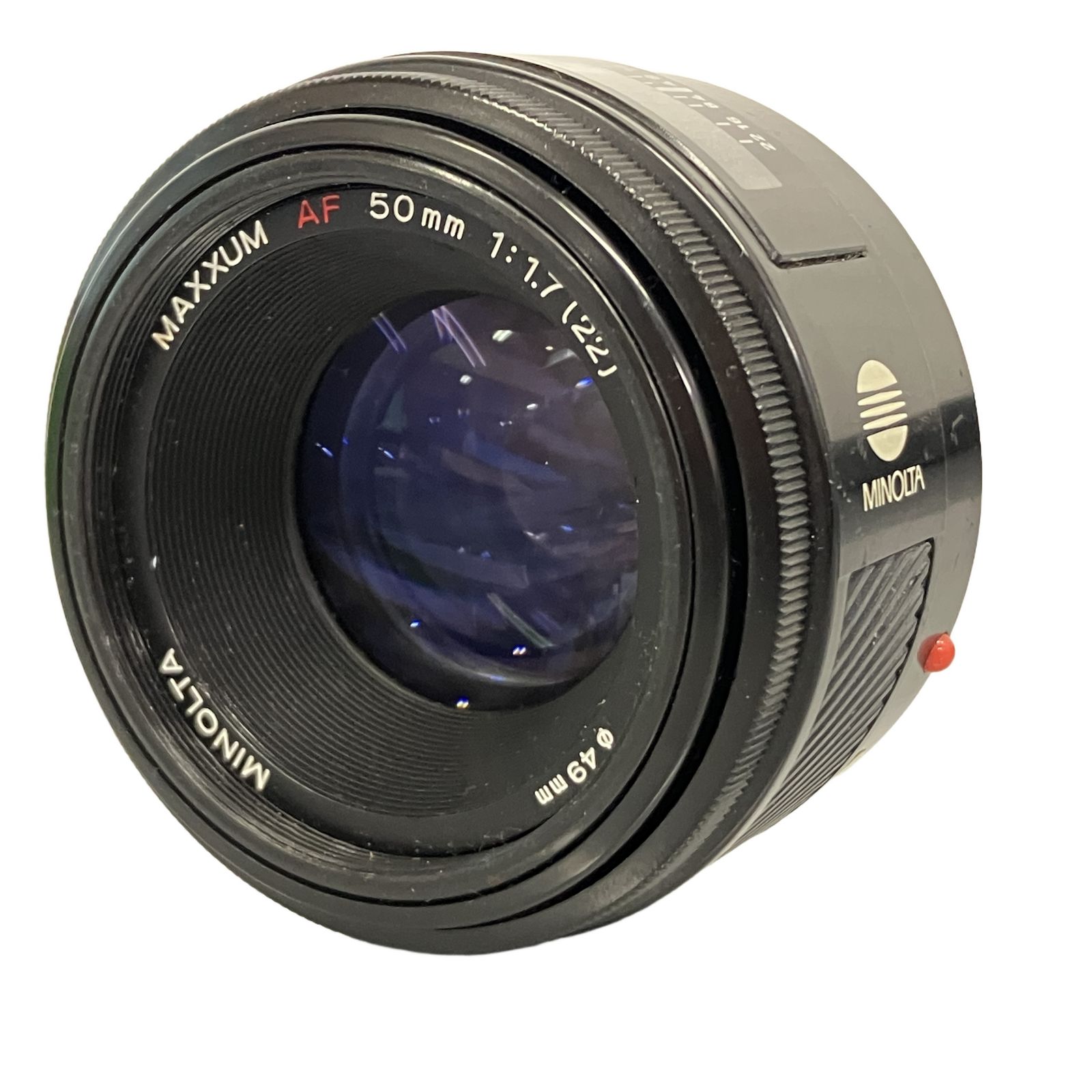 MINOLTA ミノルタ MAXXUM AF 50mm f1.7 標準レンズ ミノルタAタイプバヨネットマウント 中古 T11245850