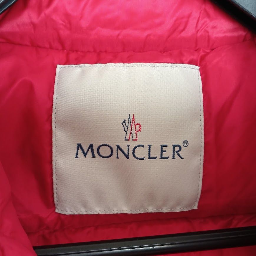 美品 スプレンダーズ正規品 MONCLER モンクレール ダウンベスト 赤