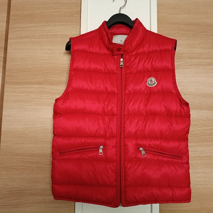 美品【スプレンダーズ正規品】MONCLER モンクレール ダウンベスト 赤