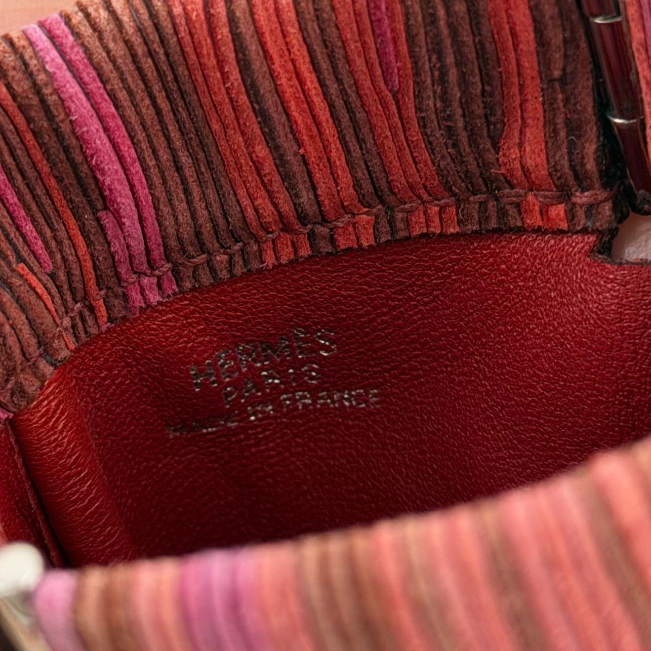 中古】HERMES エルメス コインケース ヴィブラート マルチカラー □G 