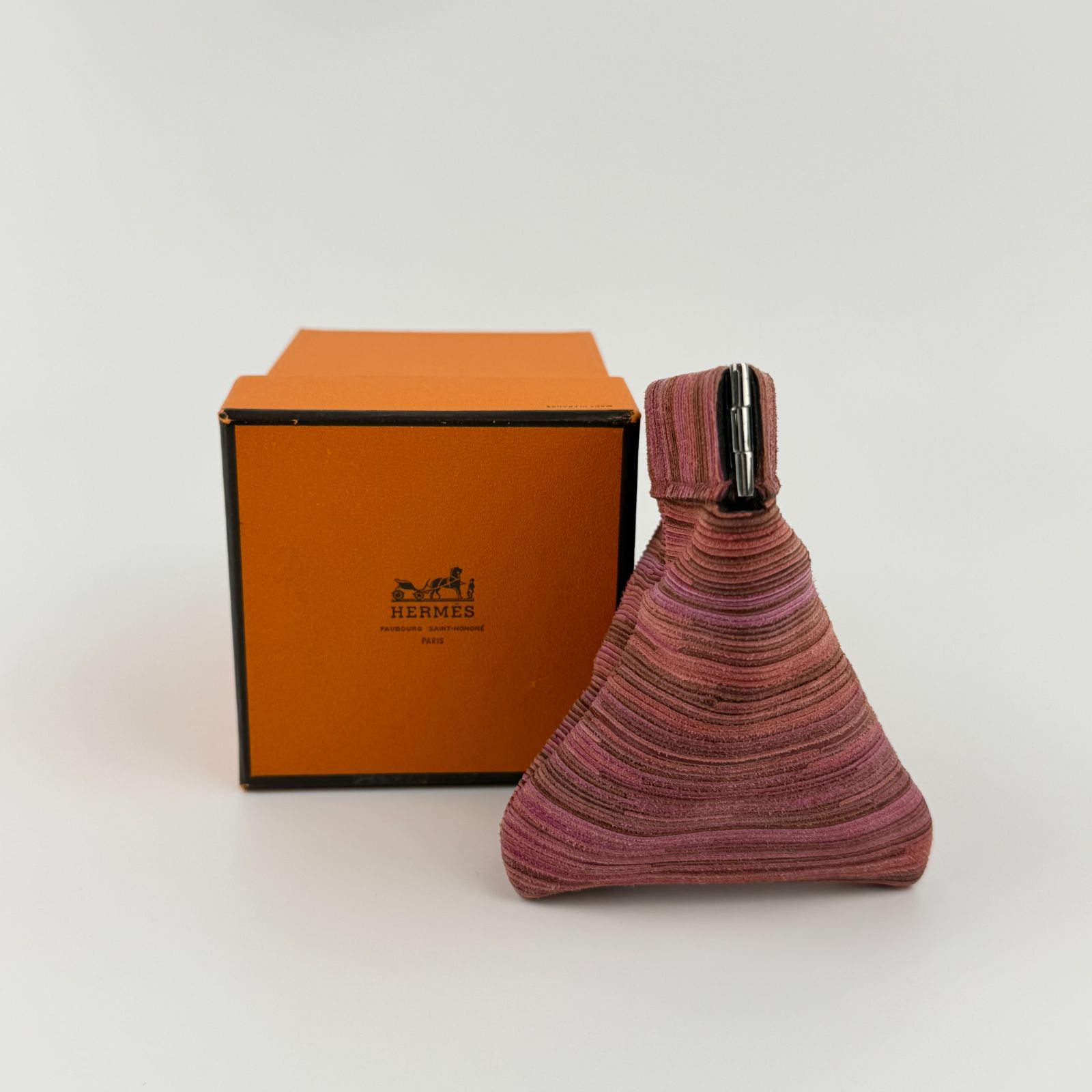 【中古】HERMES エルメス コインケース ヴィブラート マルチカラー □G刻印 ヴィンテージ レディース【中古美品】HIBUOCHI VINTAGE hboc260515a19