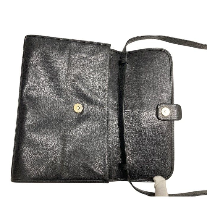 GUCCI/グッチ/オールドグッチ/レザーショルダーバッグ/ブラック黒/保存 