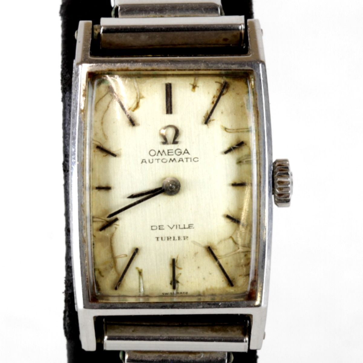 USED』 OMEGA デビル レクタングル 自動巻 腕時計 自動巻き レディース 