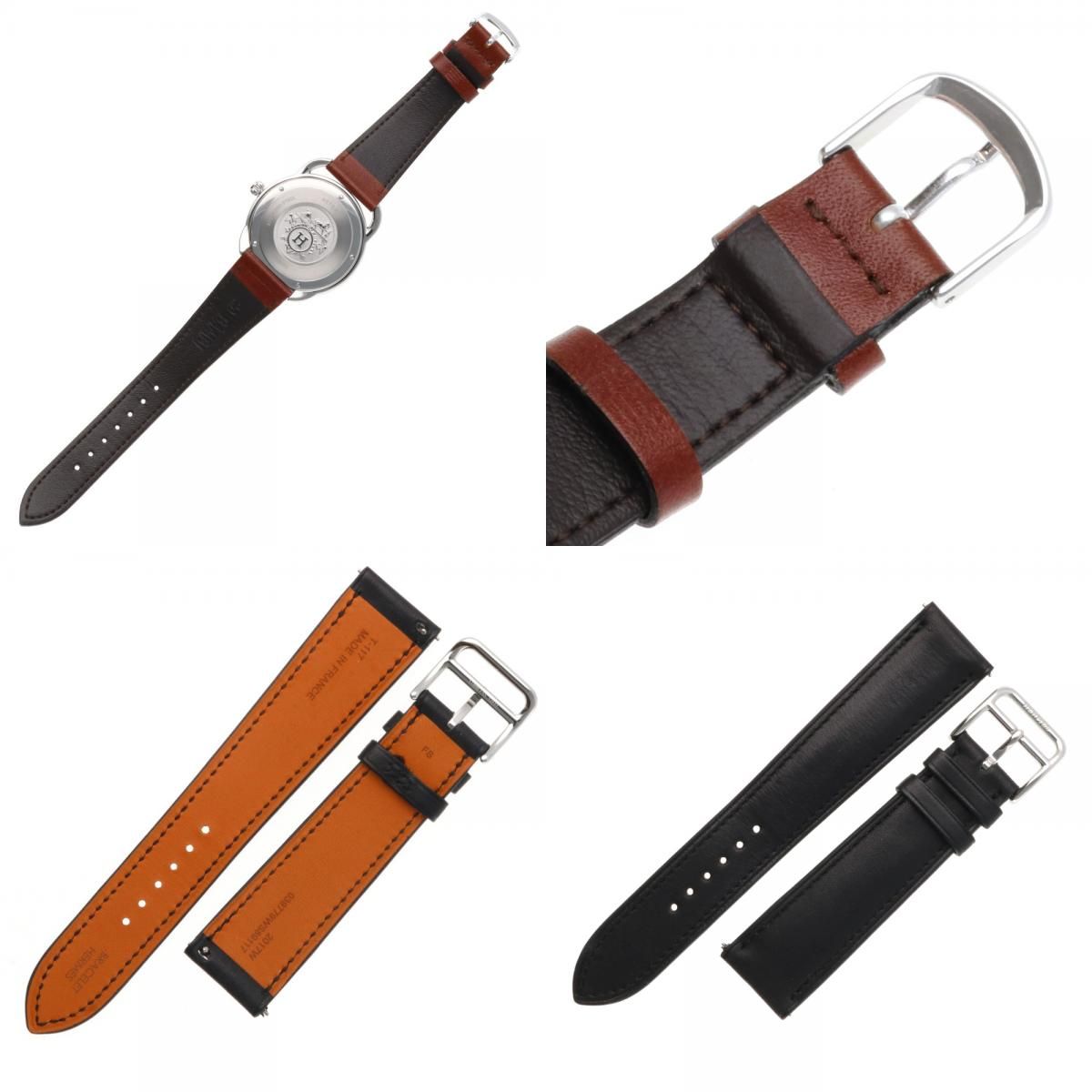 エルメス アルソー 腕時計 時計 ステンレススチール AR7Q.810 クオーツ メンズ 1年保証 HERMES 中古 エルメス エルメス アルソー 腕時計 時計 ステンレススチール AR7Q.810 クオーツ メンズ 1年保証 HERMES 中古 エルメス