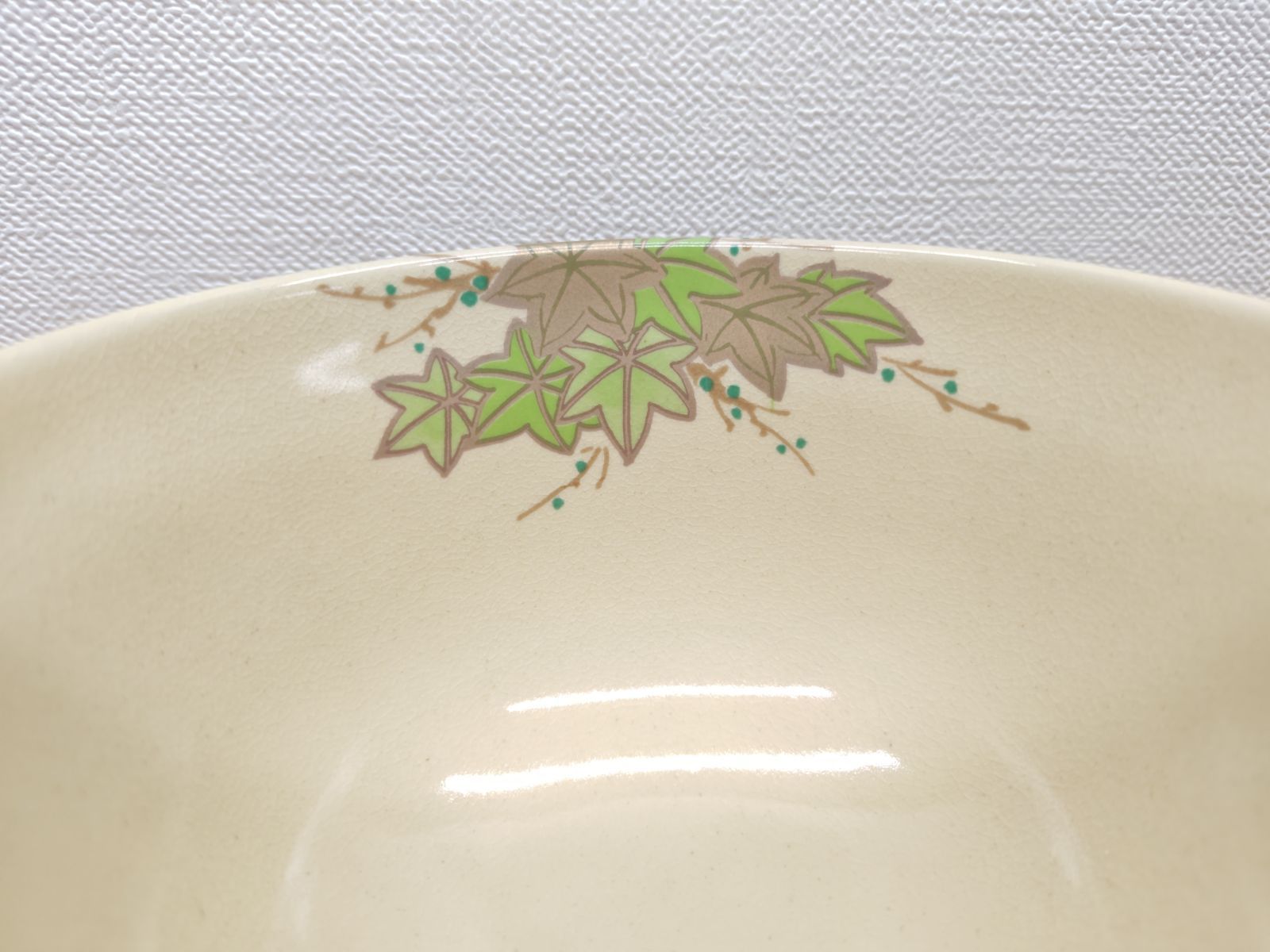 逢絢亭・新品】茶道具 茶碗 美濃焼 仁清 青楓の絵 宮地英香 紙箱入り