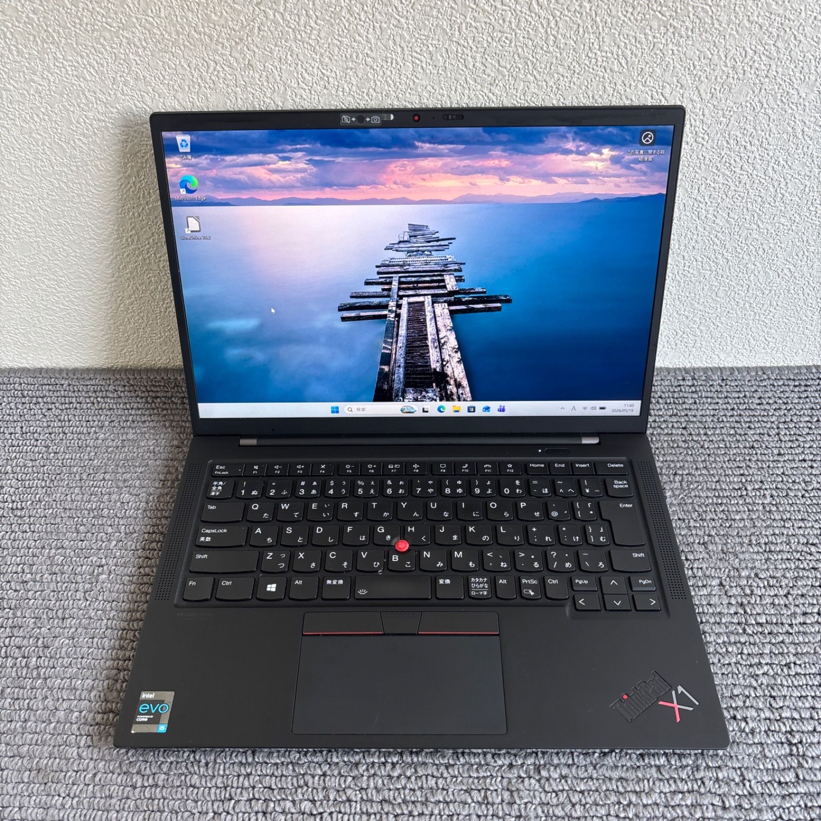 Lenovo Thinkpad X1 Carbon Gen 9 i5-1135G7 メモリ8GB SSD256GB Win11 