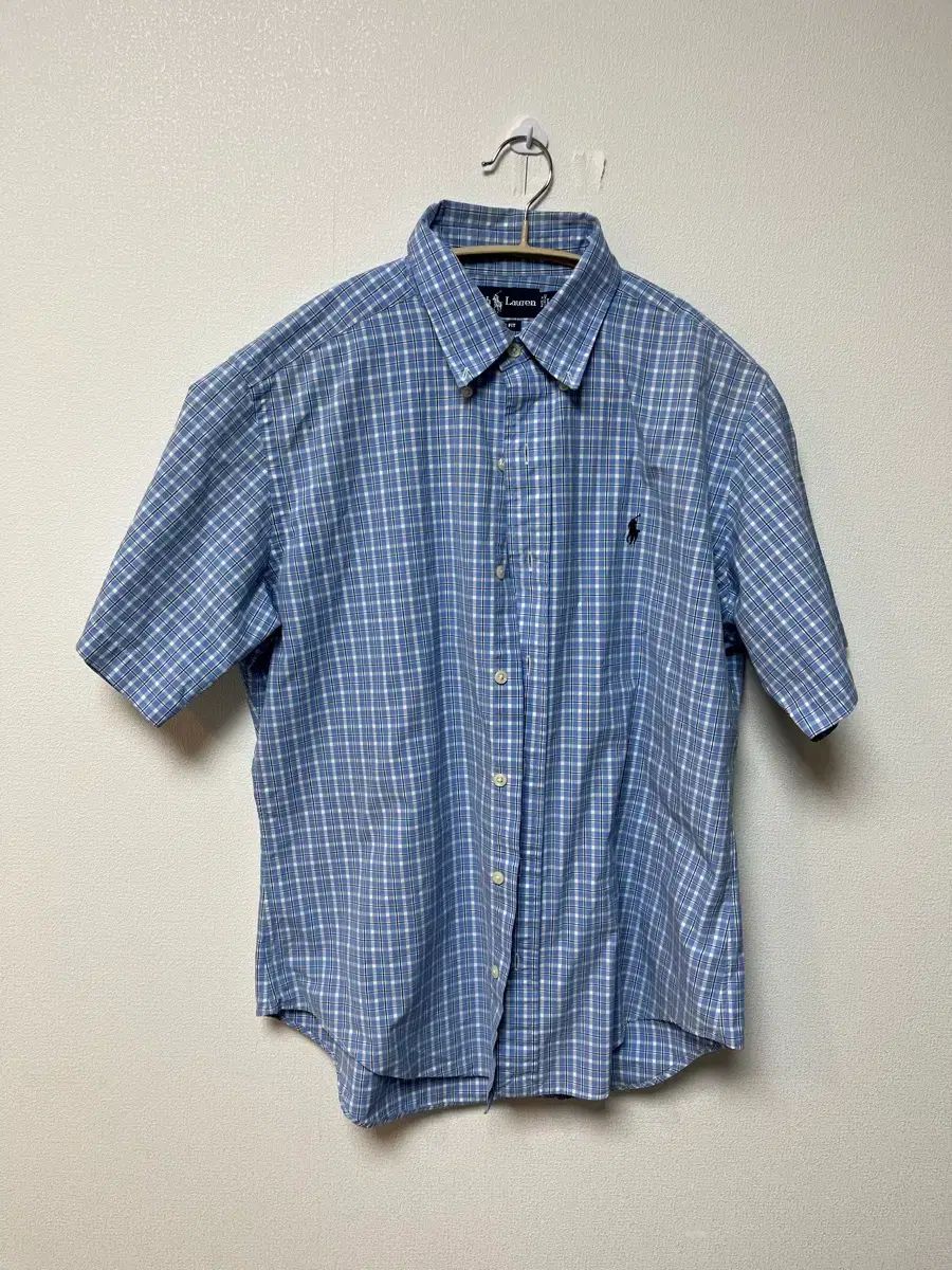 ポロ Classic CHECK 半袖シャツ L