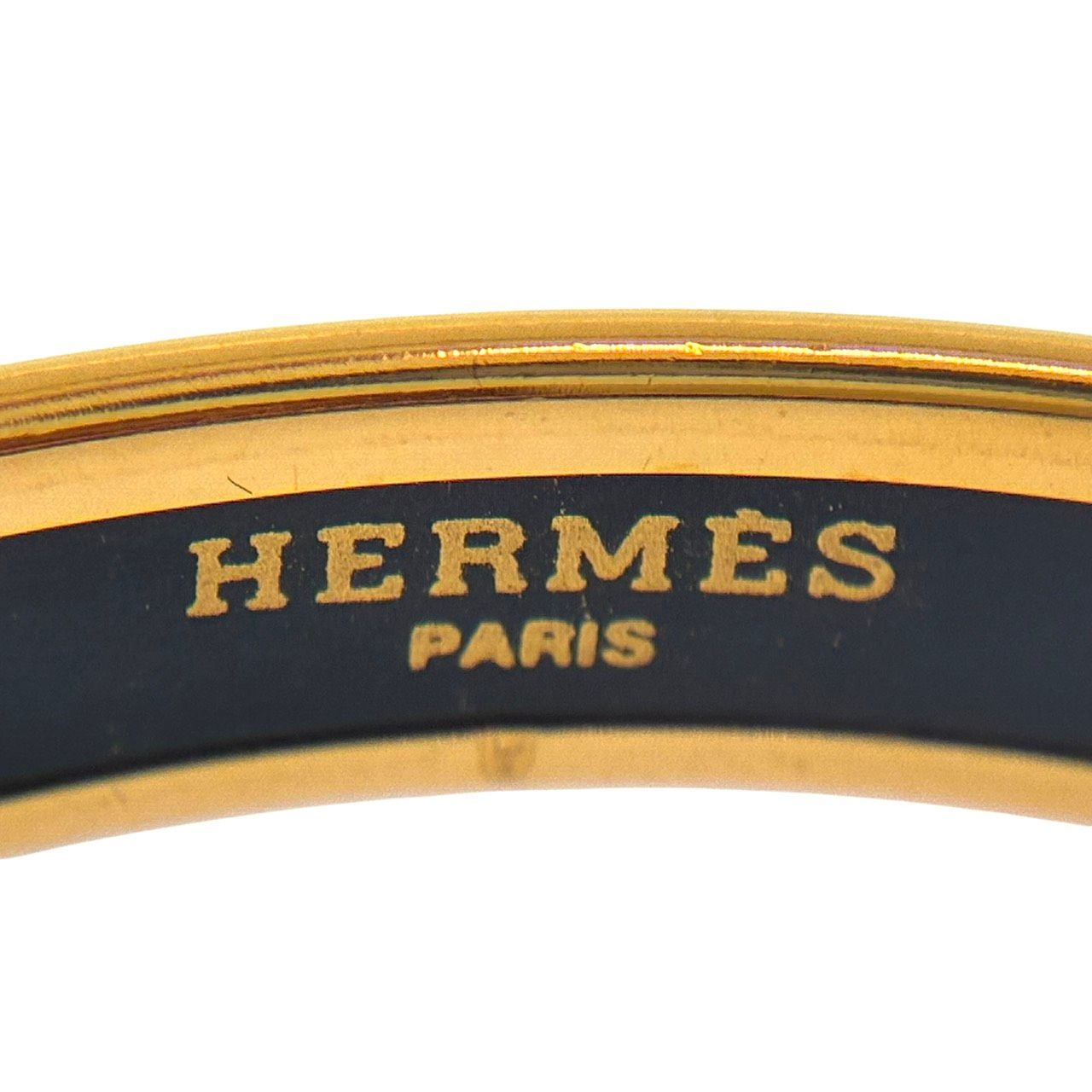 HERMES エルメス バングル エマイユPM GP 七宝焼き ブレス ブラック ゴールド レディース HERMES エルメス バングル エマイユPM GP 七宝焼き ブレス ブラック ゴールド レディース