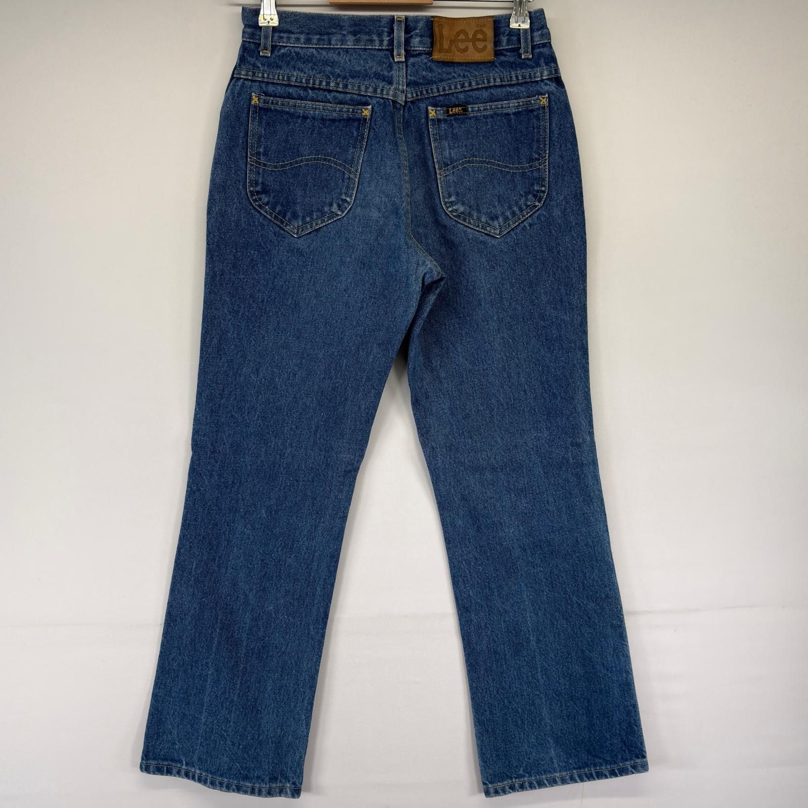 古着 リー Lee USA製 デニム パンツ フレア ストレート 5ポケット 
