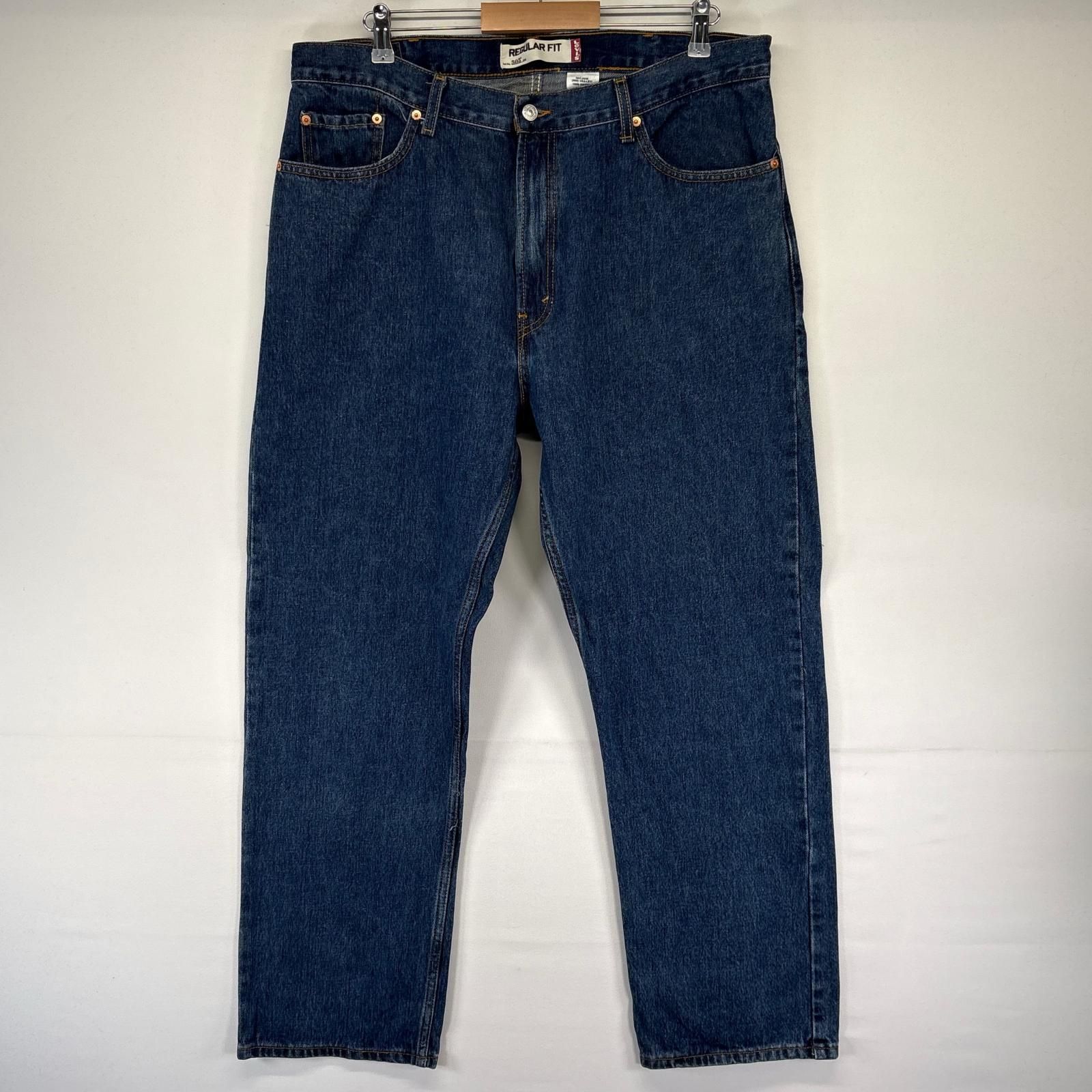 古着 リーバイス Levi's デニム パンツ 505 ジーパン 大きいサイズ ストレート 5ポケット W40L30 ブルー系 メンズ