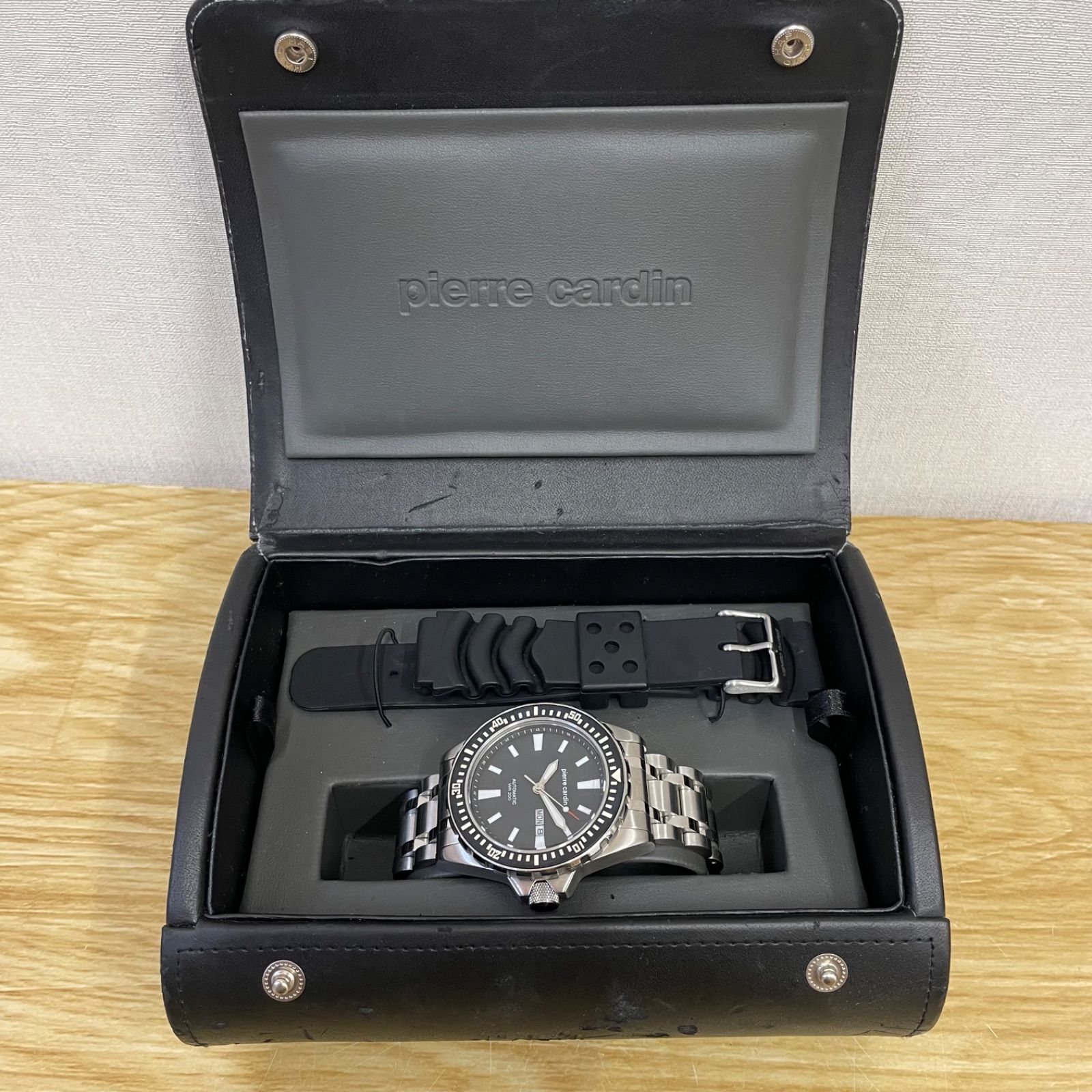 □ピエールカルダン pierre cardin オートマチック 稼働品 A26-1772 