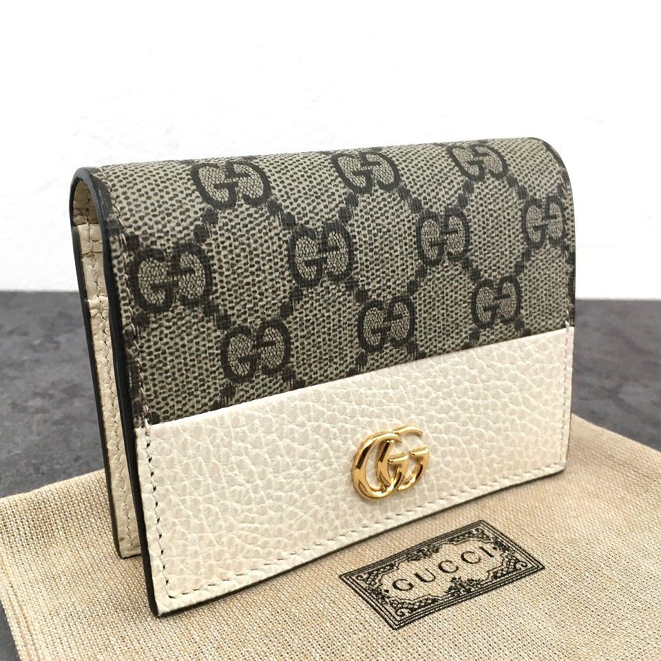 送料込み！ 未使用品 GUCCI コンパクトウォレット 658610 プチマーモント 618