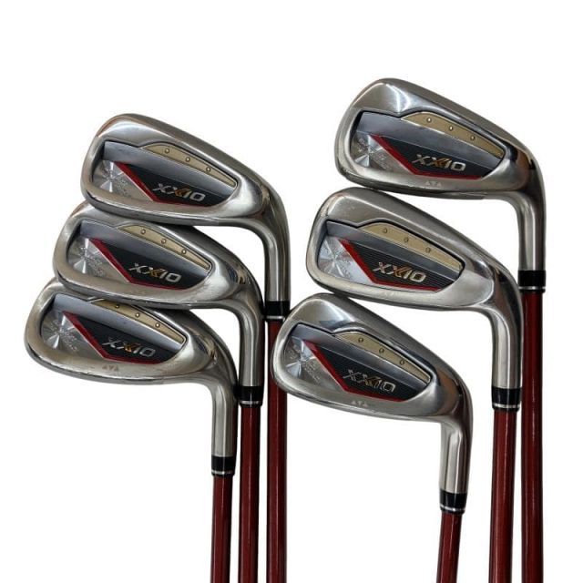 【中古】 ダンロップ XXIO(2024) 7S(レッド) アイアンセット IR XXIO MP1300(IR) レッド (フレックスS) メンズ 男性用 右利き 右用 Cランク ゴルフクラブ
