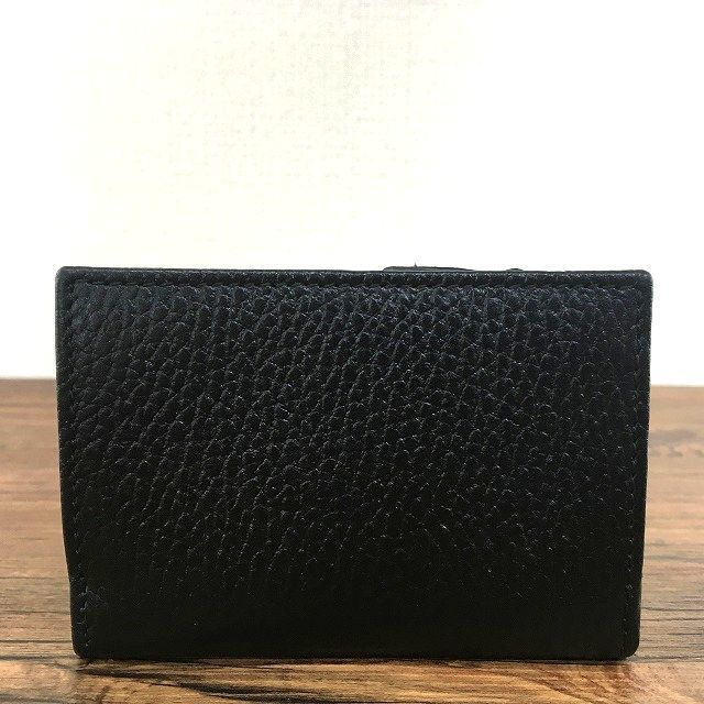 62 送料込み! 未使用品 GUCCI コンパクトウォレット 644407 ブラック GGマーモント 箱付き 62 送料込み! 未使用品 GUCCI コンパクトウォレット 644407 ブラック GGマーモント 箱付き