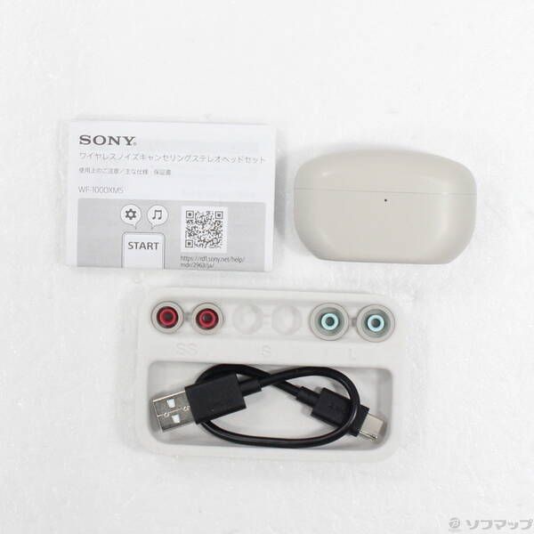 品〕 WF-1000XM5 (S) プラチナシルバー【196】 SONY WF-1000XM5 (S