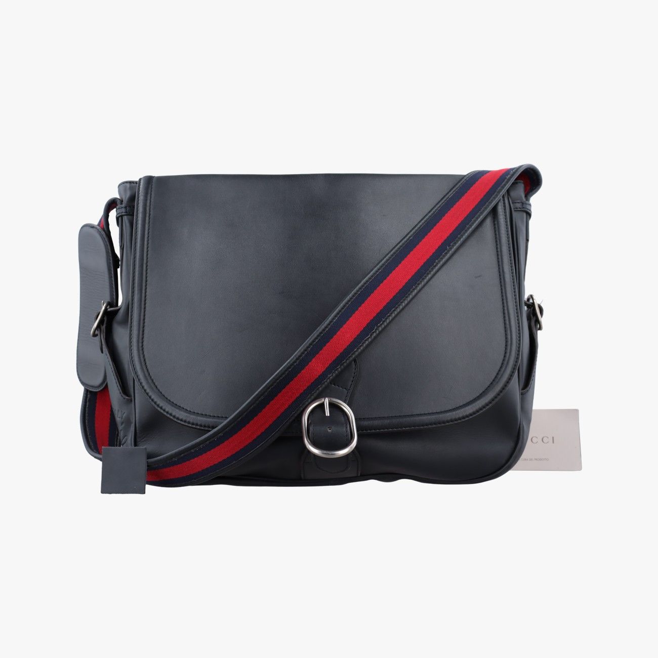 グッチGucciメッセンジャーブラック レザーH8517592