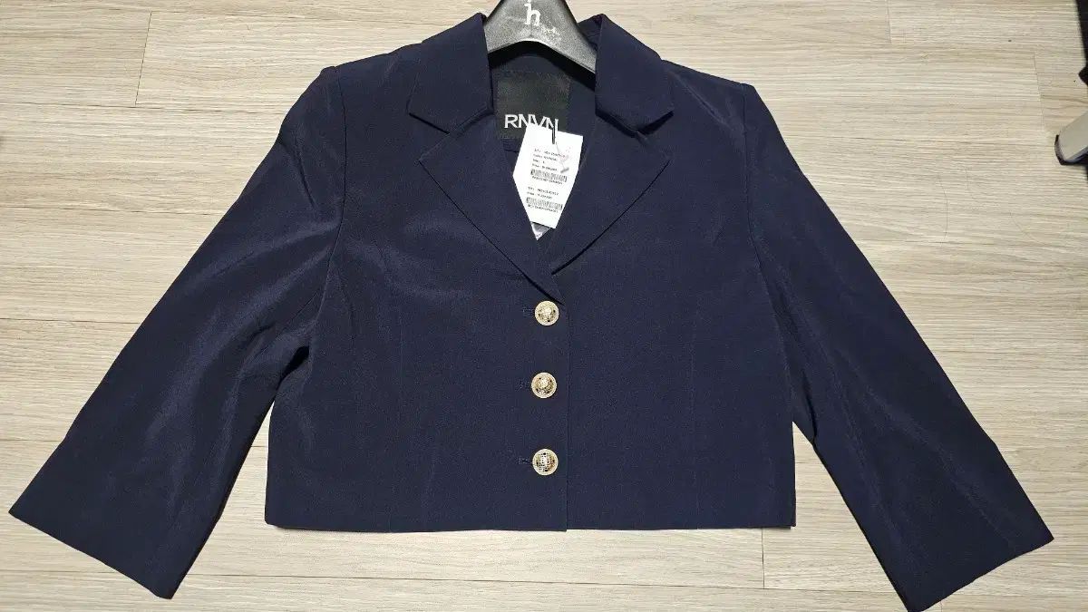 (新品) RNVN レニボン ネイビー クロップド ジャケット