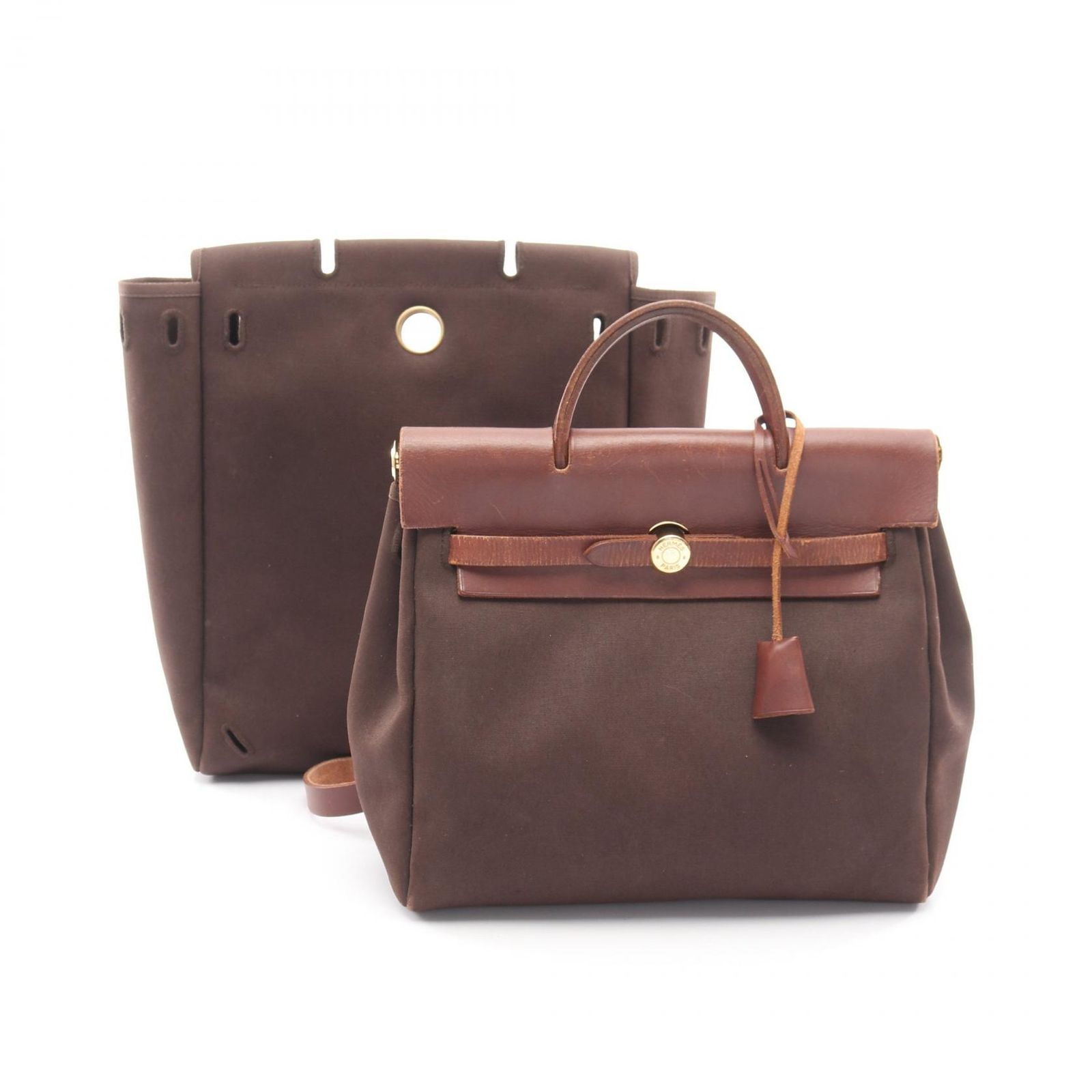 エルメス HERMES リュックサック バックパック エールバッグ アドPM マロン ハバナ マロン/ハバナ その他 エールバッグアドPM マロン/ハバナ レディース Used B