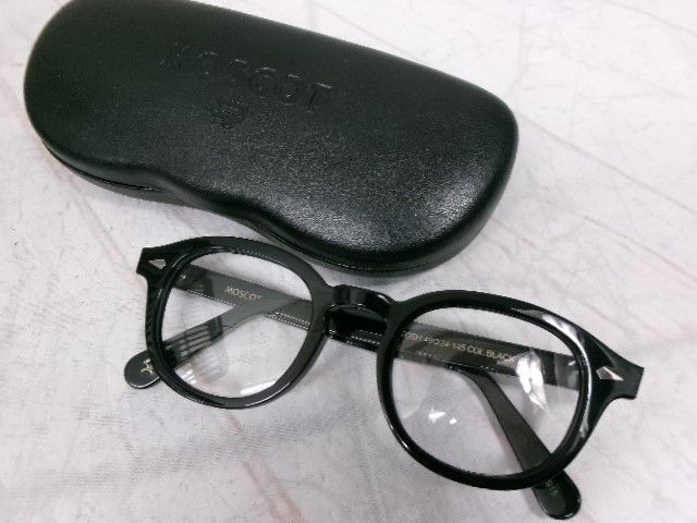 【中古】MOSCOT ﾓｽｺｯﾄ LEMTOSH ﾌﾞﾗｯｸ 991911527