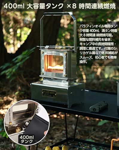 新品】アイロンストーブ オイルランタン ポータブル アウトドア