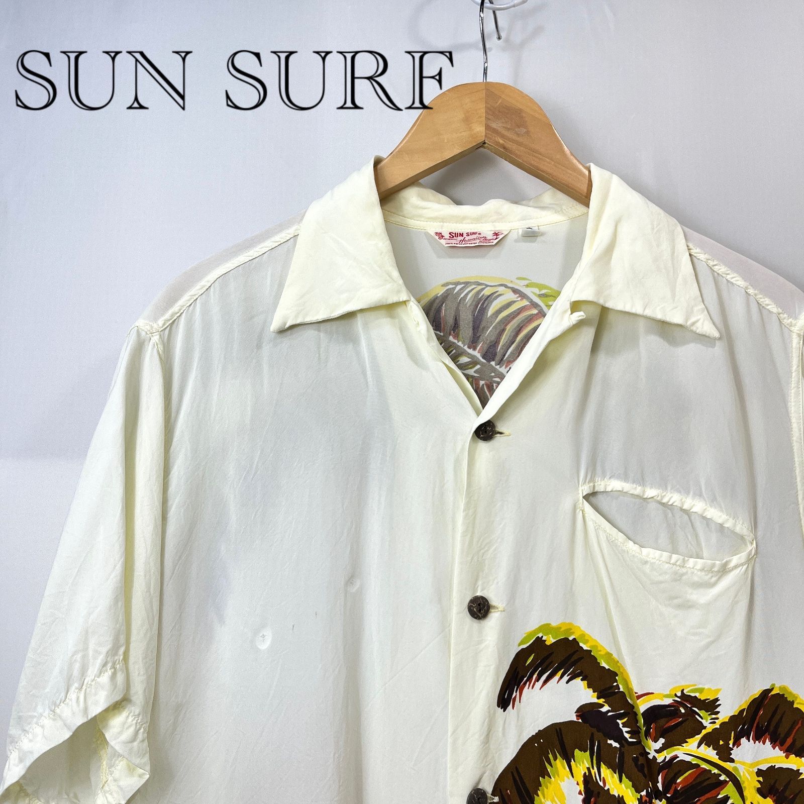 SUNSURF サンサーフ アロハシャツ SS36033 PALM TREE