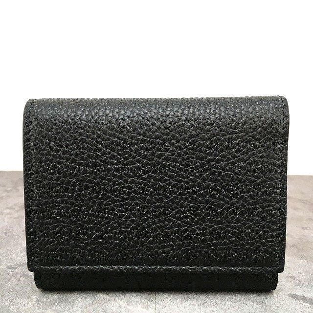 261 送料込み！ 未使用品 GUCCI コンパクトウォレット 771210 スクリプト Wホック財布 箱付き
