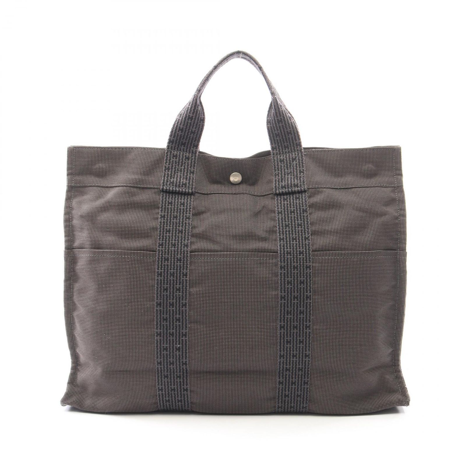 エルメス HERMES トートバッグ エールラインMM グレー その他 エールライントートMM グレー ユニセックス Used B