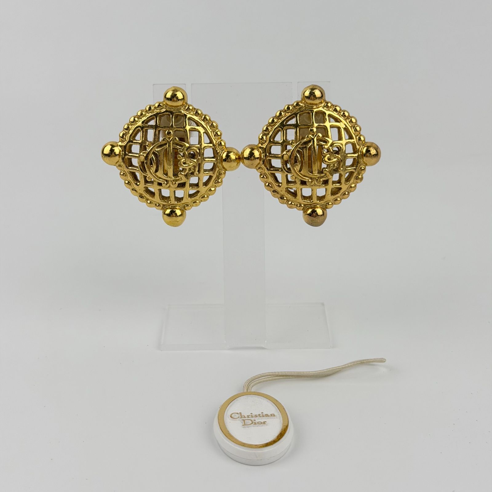 【中古】Christian Dior クリスチャンディオール イヤリング ゴールド ヴィンテージ レディース【中古美品】HIBUOCHI VINTAGE hboc260515a24