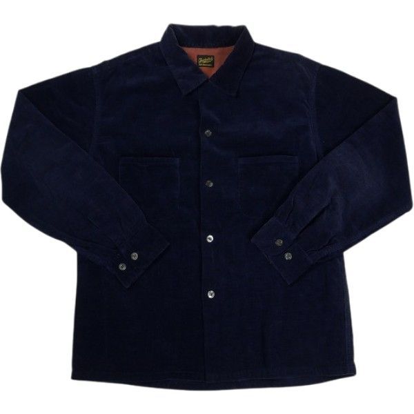 Size【M】 TENDERLOIN テンダーロイン T-CORDUROY SHT N 長袖シャツ 紺 【中古品-良い】 30008057