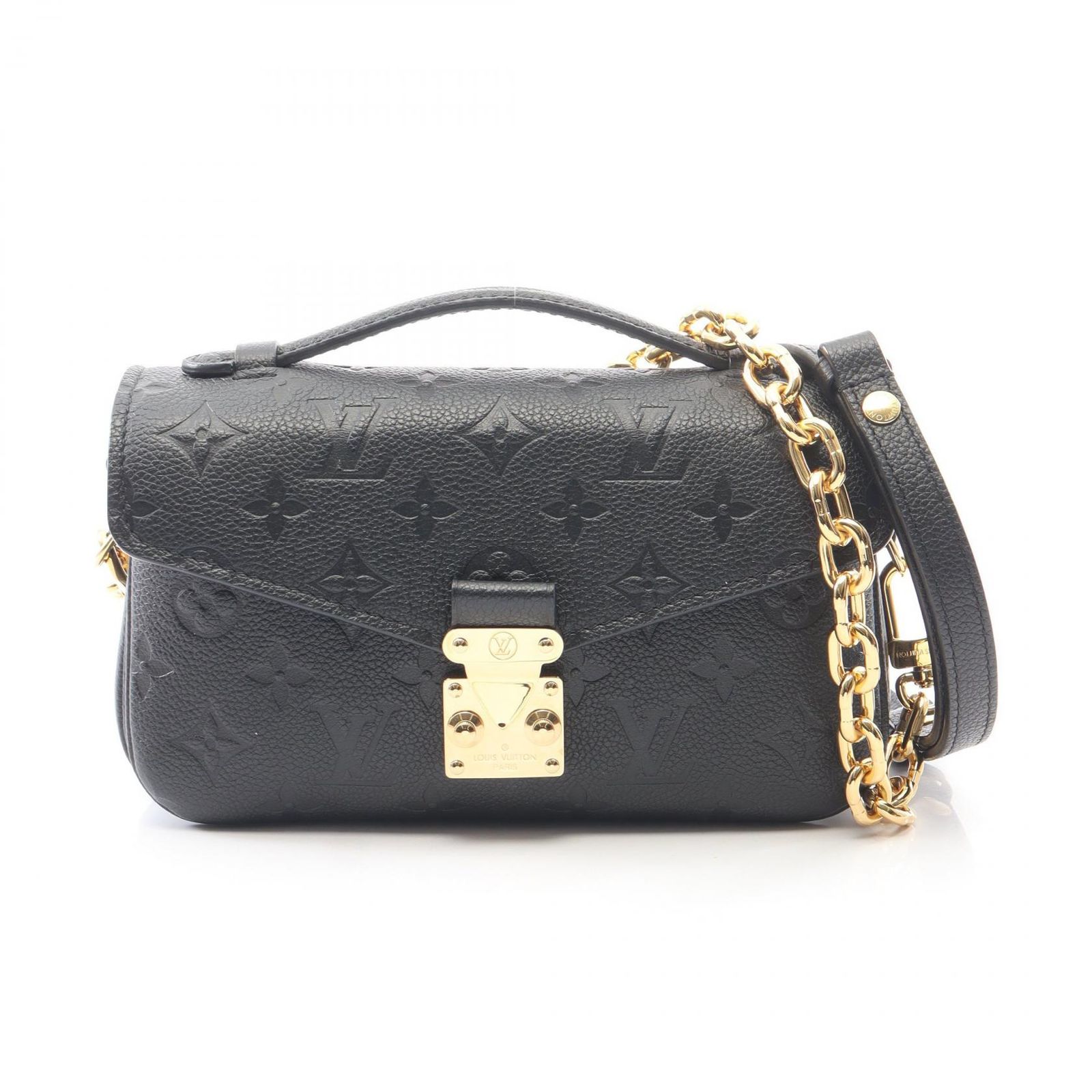 ルイ・ヴィトン LOUIS VUITTON ハンドバッグ ポシェットメティス EW 2WAY M46595 ノワール レザー ポシェット・メティスEW レディース Used A