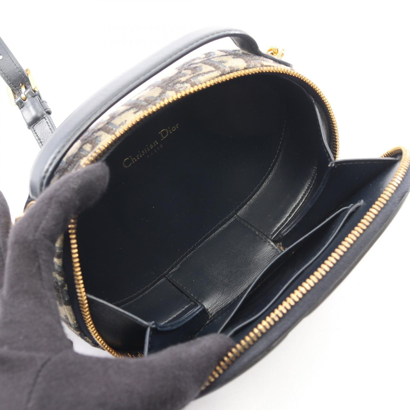 ディオール Dior ショルダーバッグ CDシグネチャー オーバル カメラ 