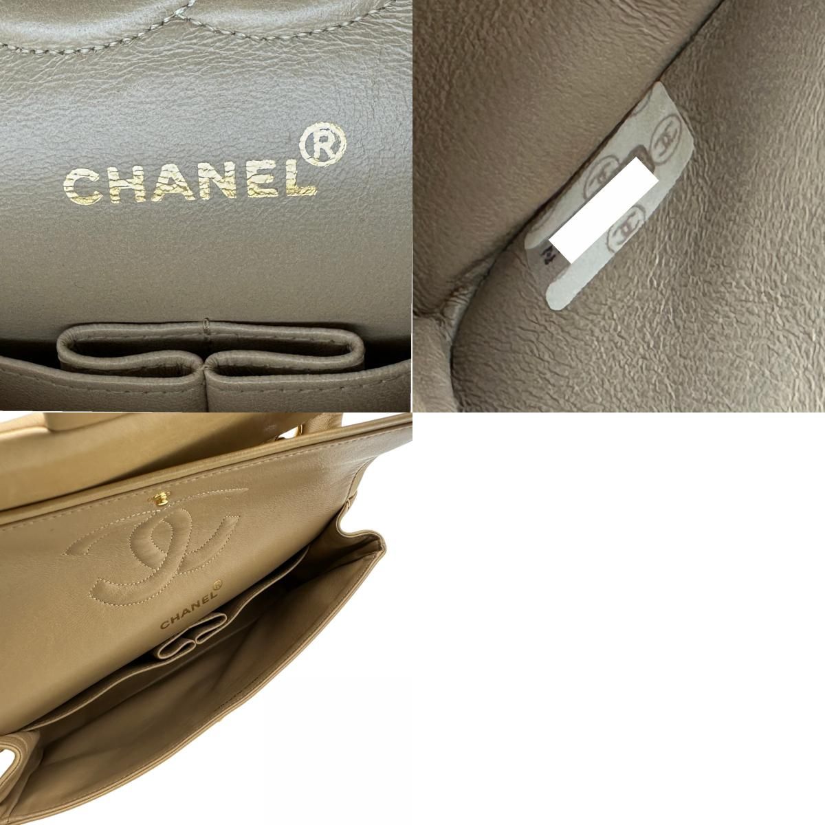 シャネル CHANEL マトラッセ25 Vステッチ A01112 2番台 ベージュ 
