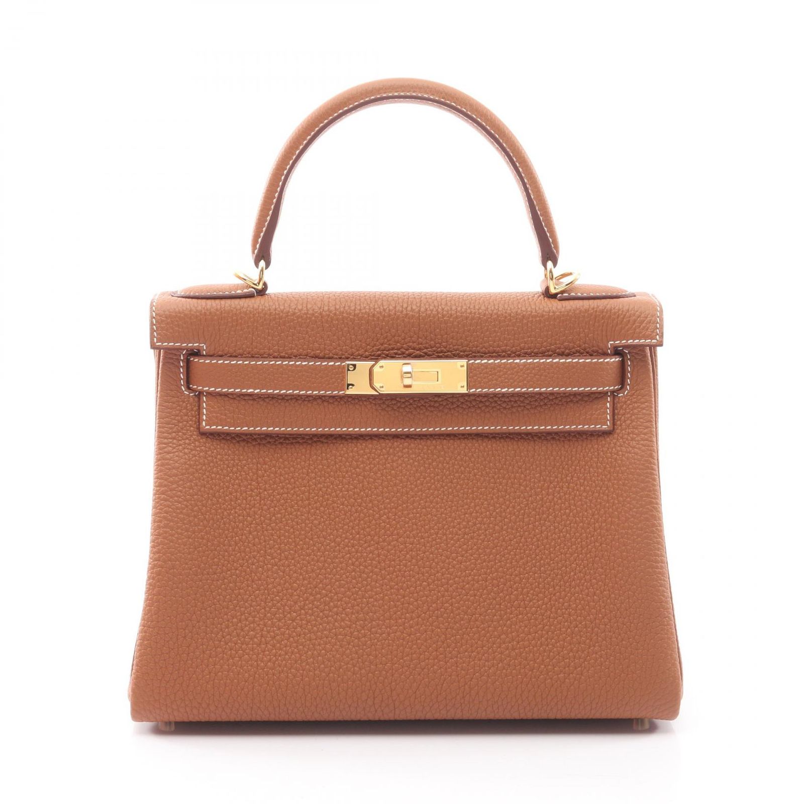 エルメス HERMES ハンドバッグ ケリー28 ゴールド 2WAY ゴールド その他 ケリー28 ゴールド レディース 未使用