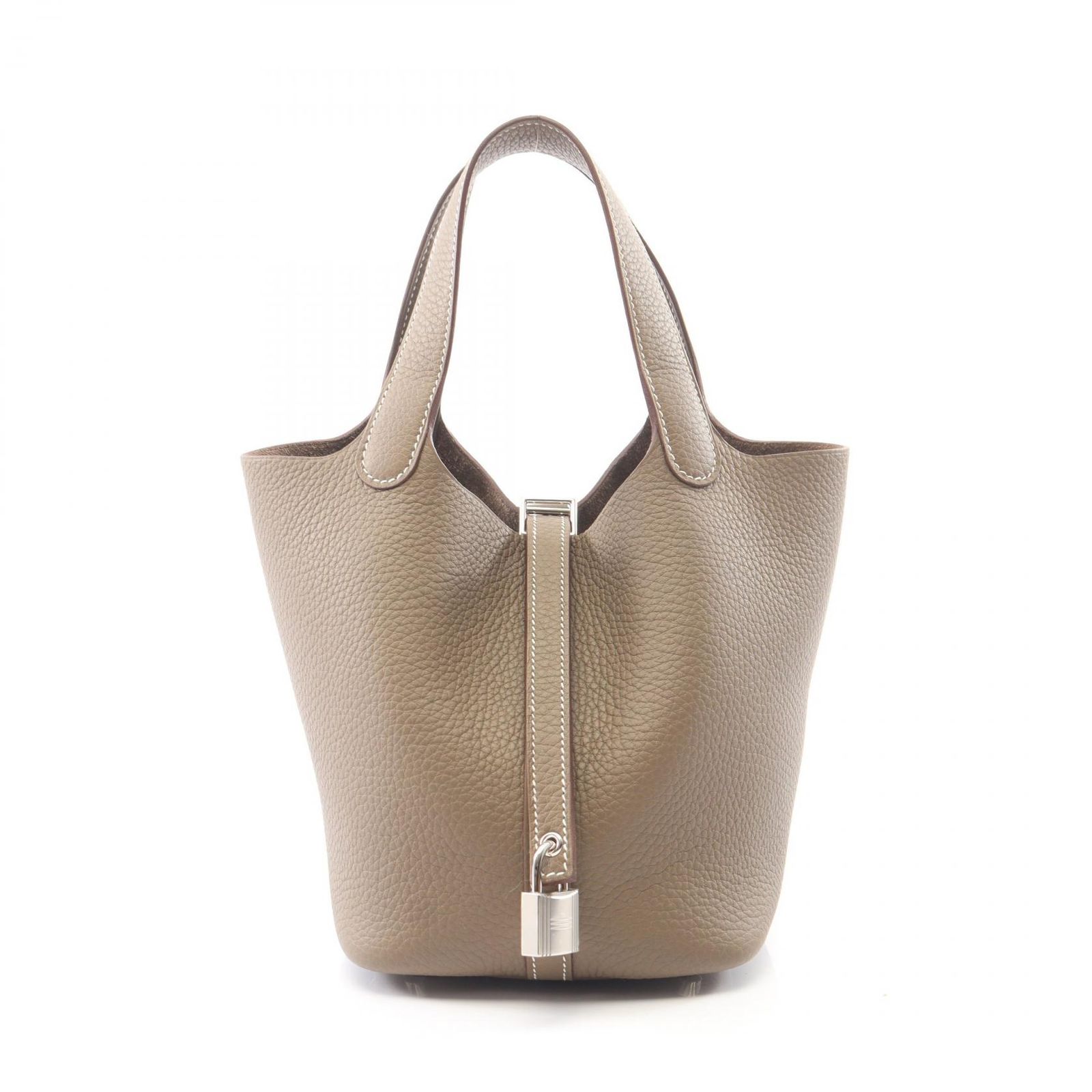 エルメス HERMES ハンドバッグ ピコタンロックPM 056289CK エトゥープ レザー ピコタンロックPM エトゥープ レディース 未使用