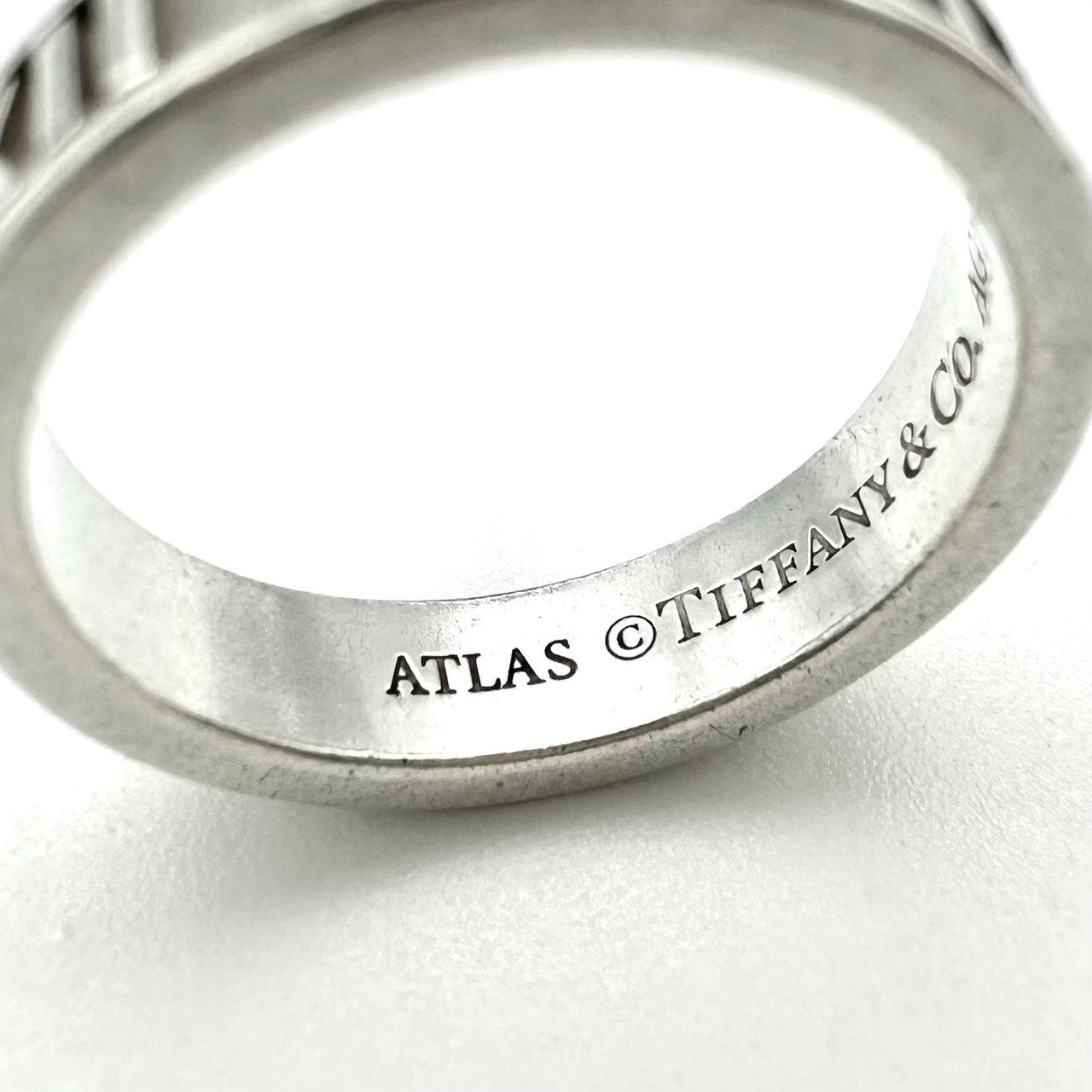 Tiffany＆Co.ATLAS アトラス リング 7号 シルバーリング 返品OK】 TIFFANY&CO. ティファニー アトラス リング 7号 AG925 SV