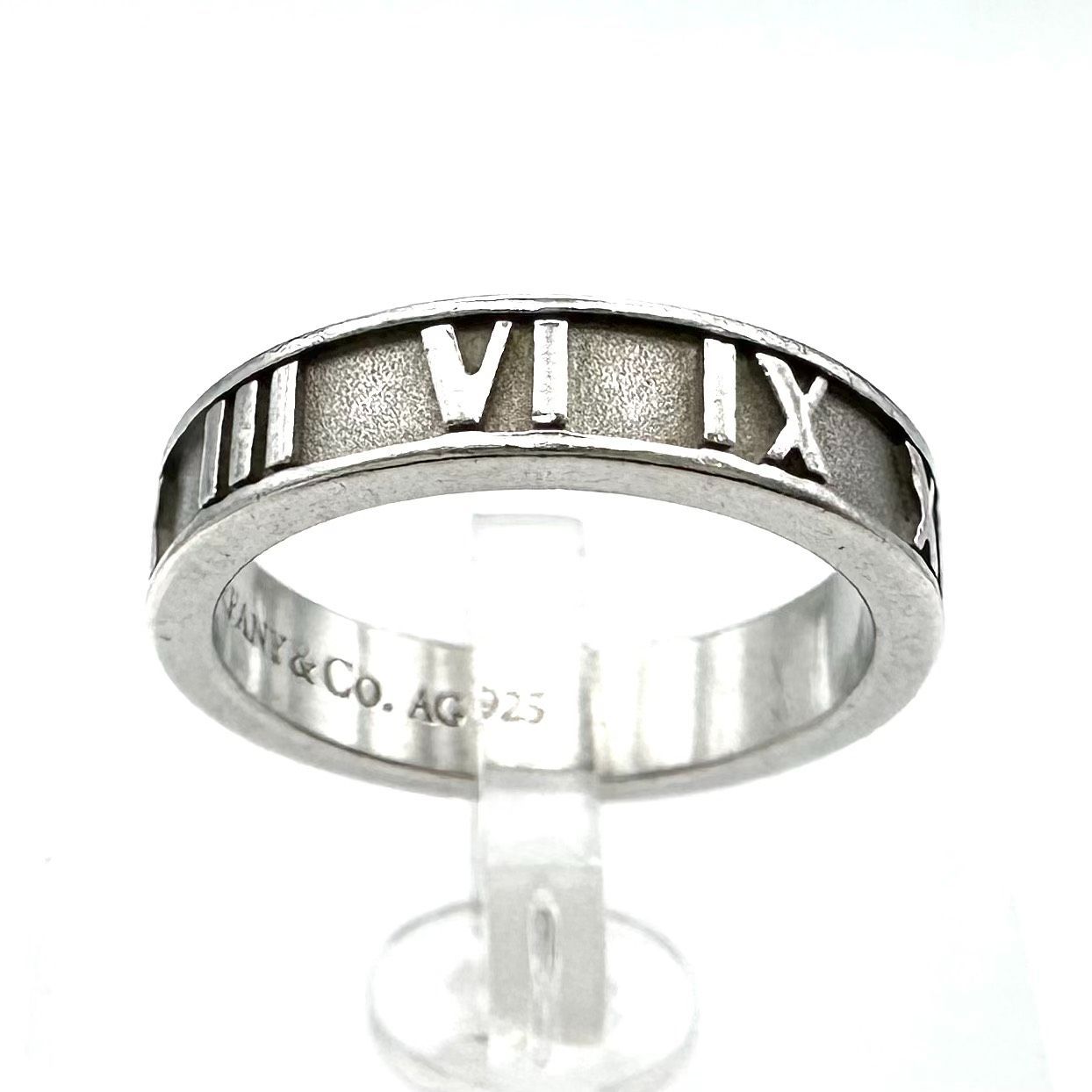 返品OK】 TIFFANY&CO. ティファニー アトラス リング 7号 AG925 SV