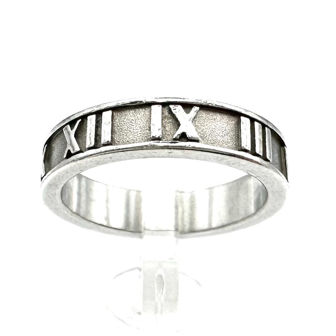 返品OK】 TIFFANY&CO. ティファニー アトラス リング 7号 AG925 SV