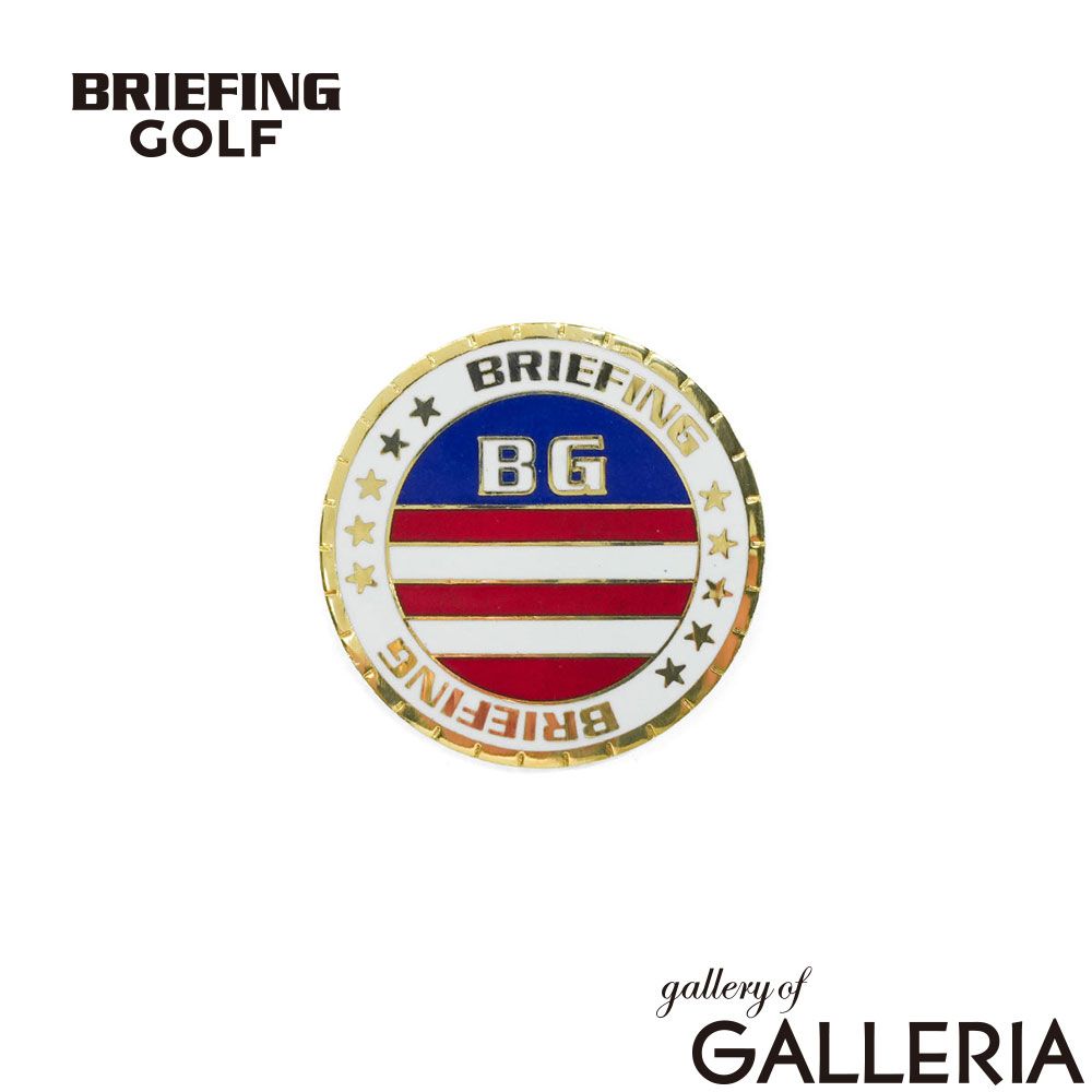 【日本正規品】 ブリーフィング ゴルフ ゴルフマーカー ブランド かっこいい BRIEFING GOLF マーカー ゴルフ用品 おしゃれ 大人 メンズ レディース 星条旗 ENAMEL BG FLAG MEDAL MARKER BRG261G31 GOLD