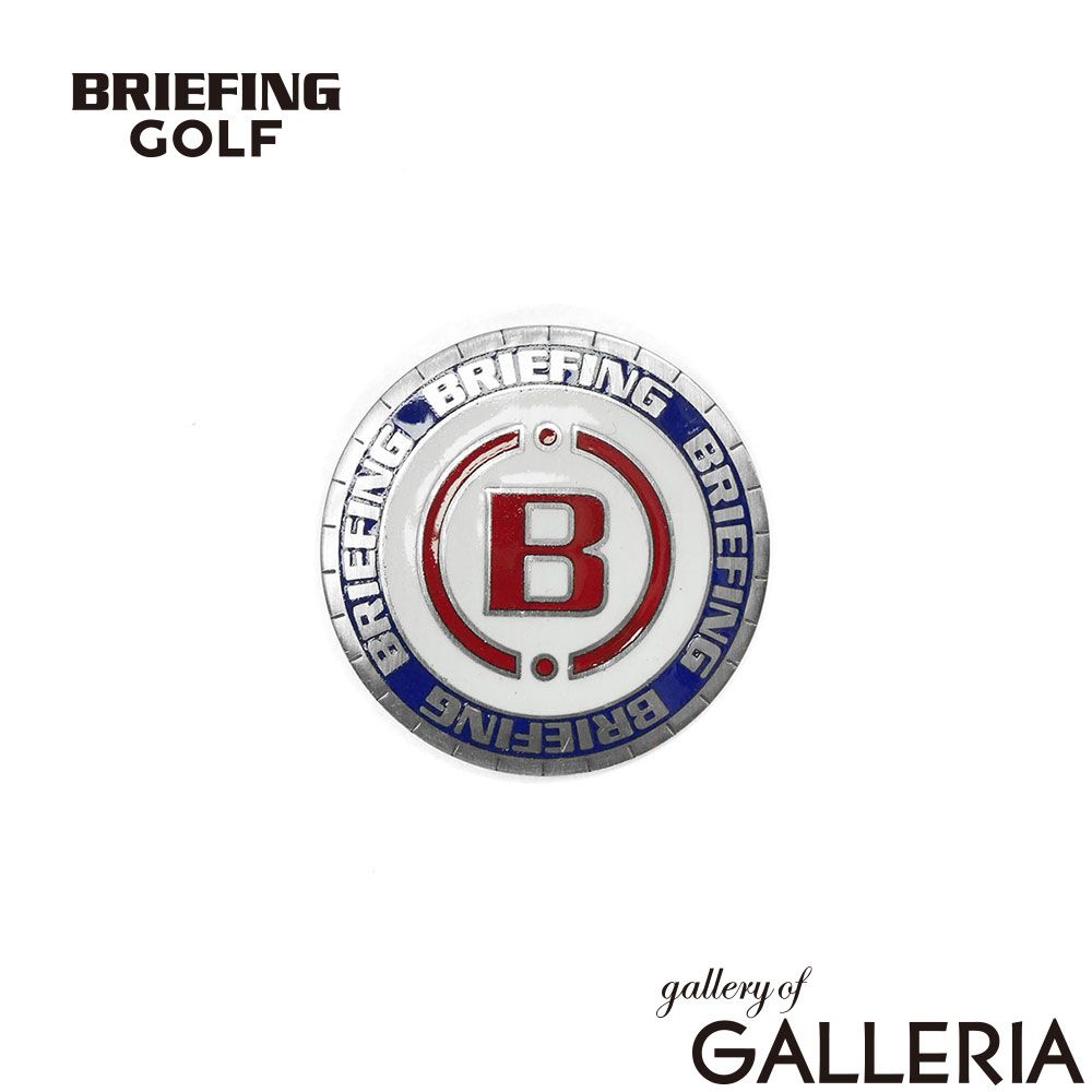 【日本正規品】 ブリーフィング ゴルフ ゴルフマーカー ブランド かっこいい BRIEFING GOLF マーカー ゴルフ用品 おしゃれ 大人 メンズ レディース ENAMEL CIRCLE B MEDAL MARKER BRG261G30 SILVER